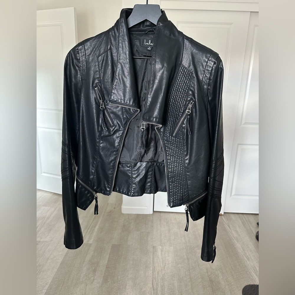 Leather jacket